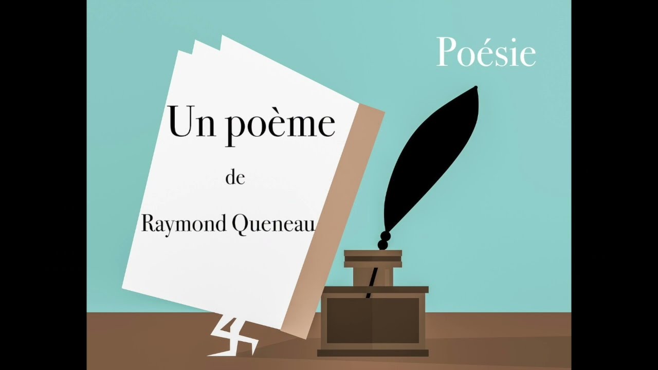 Poésie - Un poème - Bien placés bien choisis - Raymond Queneau - French Poem