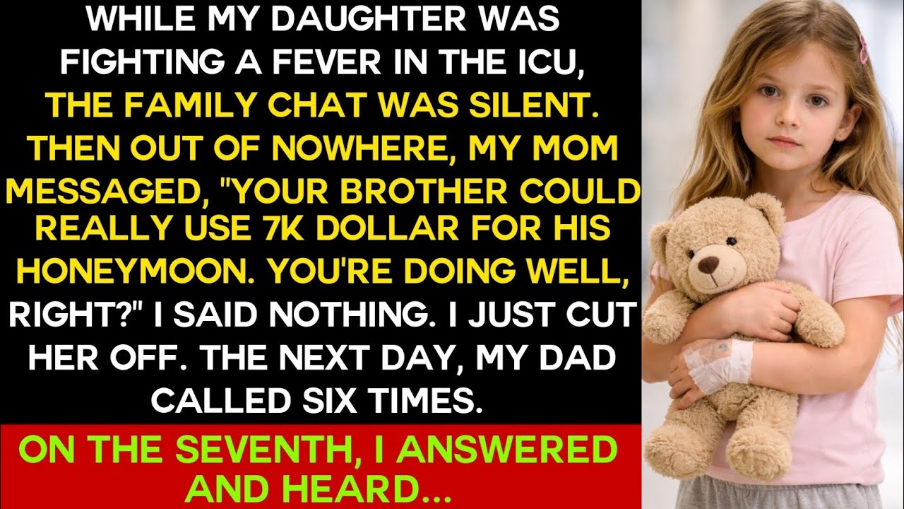 [FULL STORY] I cut my family off while my daughter was in the ICU.