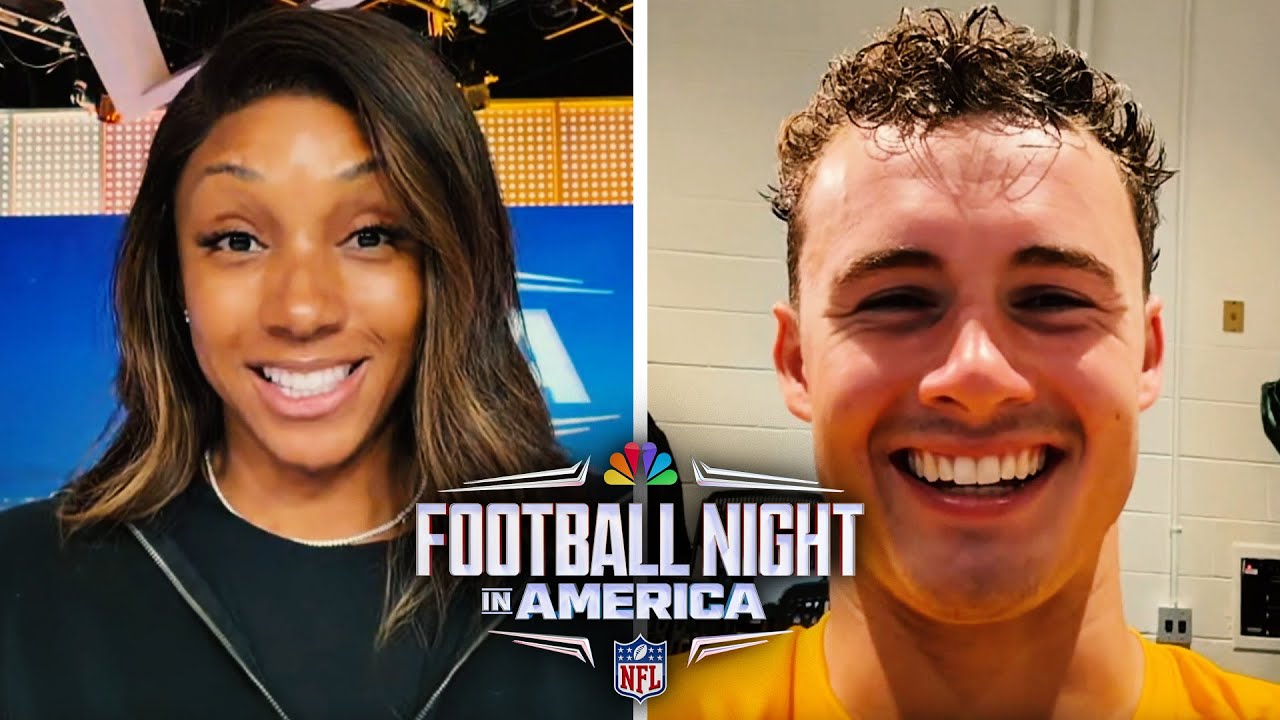 Ladd McConkey says he just needed to 'make one miss' vs. Dolphins on FaceTime | FNIA | NFL on NBC