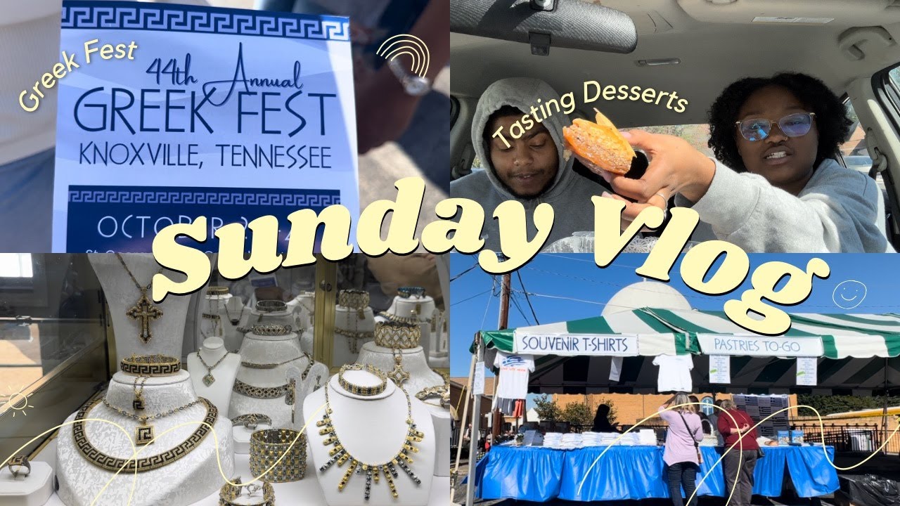 Sunday Vlog| 2023 Greek Festival, Trying Greek Desserts, New Camera & More| JAMARI EREECE