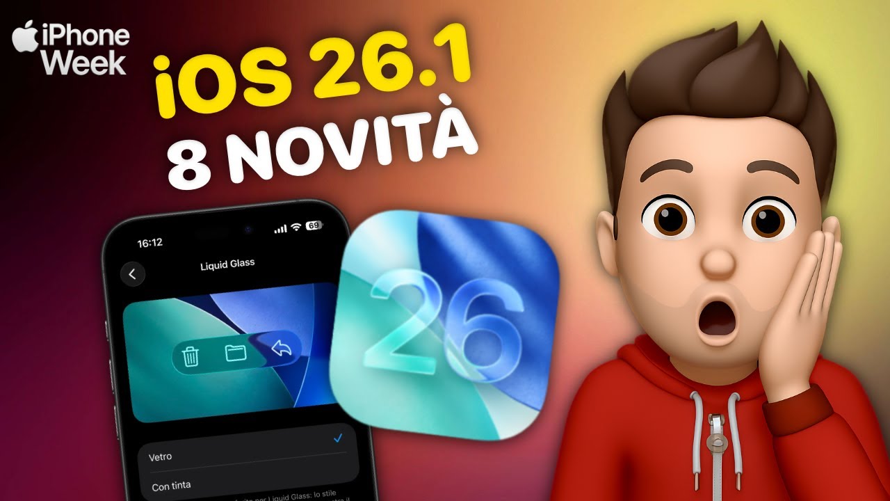 iOS 26.1 in arrivo con 8 nuove funzioni iPhone: ecco tutte le novità