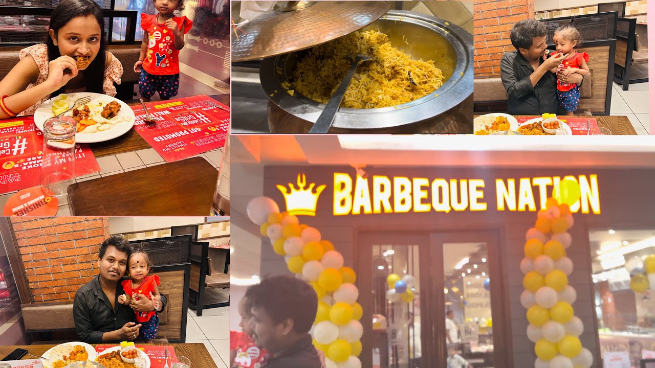 Barbecue Nation in Asansol Sentrum Mall/ unlimited food/ Anu Makeup & vlogs