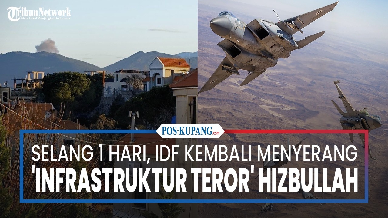 Selang 1 Hari, IDF Kembali Konfirmasi Menyerang 'Infrastruktur Teror' Hizbullah Di Lebanon Selatan
