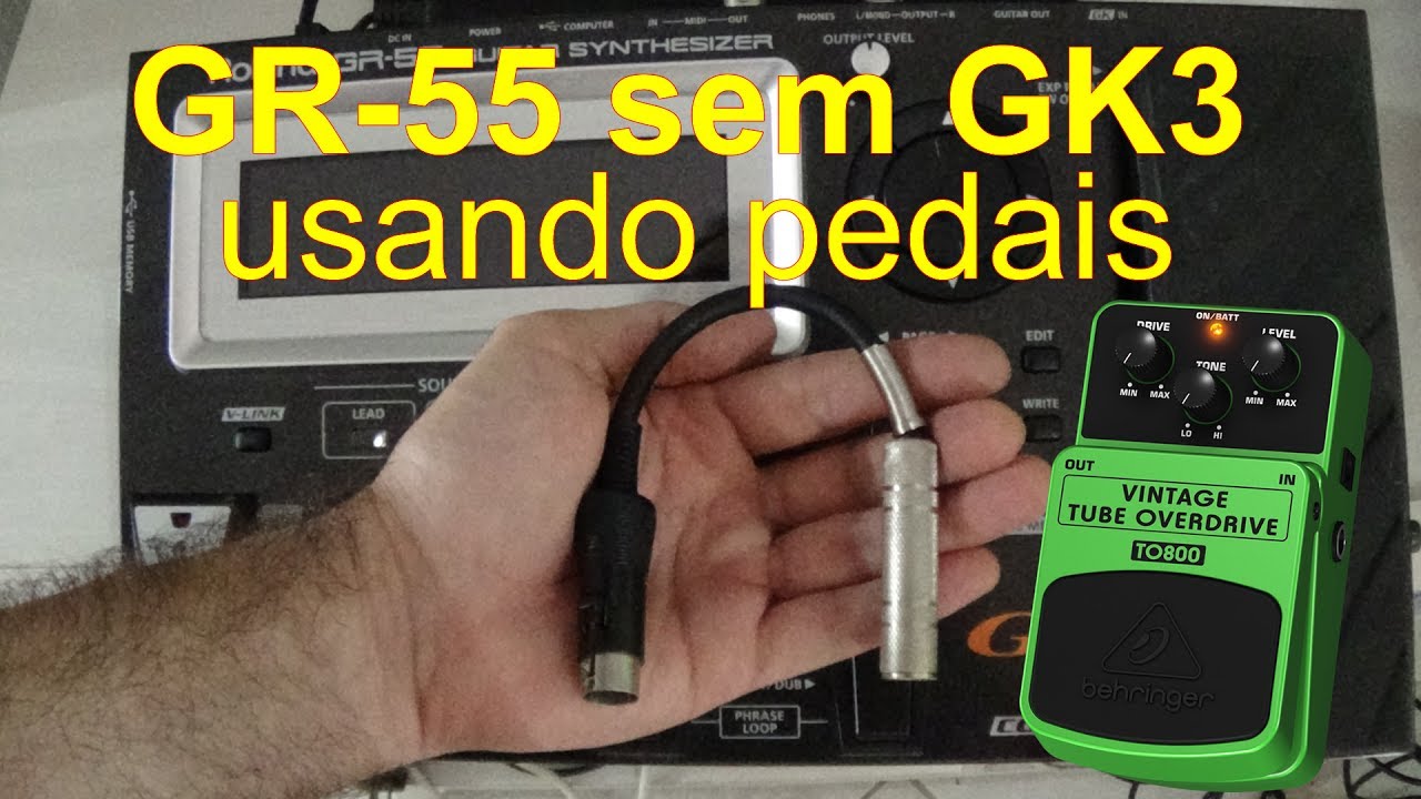 GR55 sem GK3 com pedais