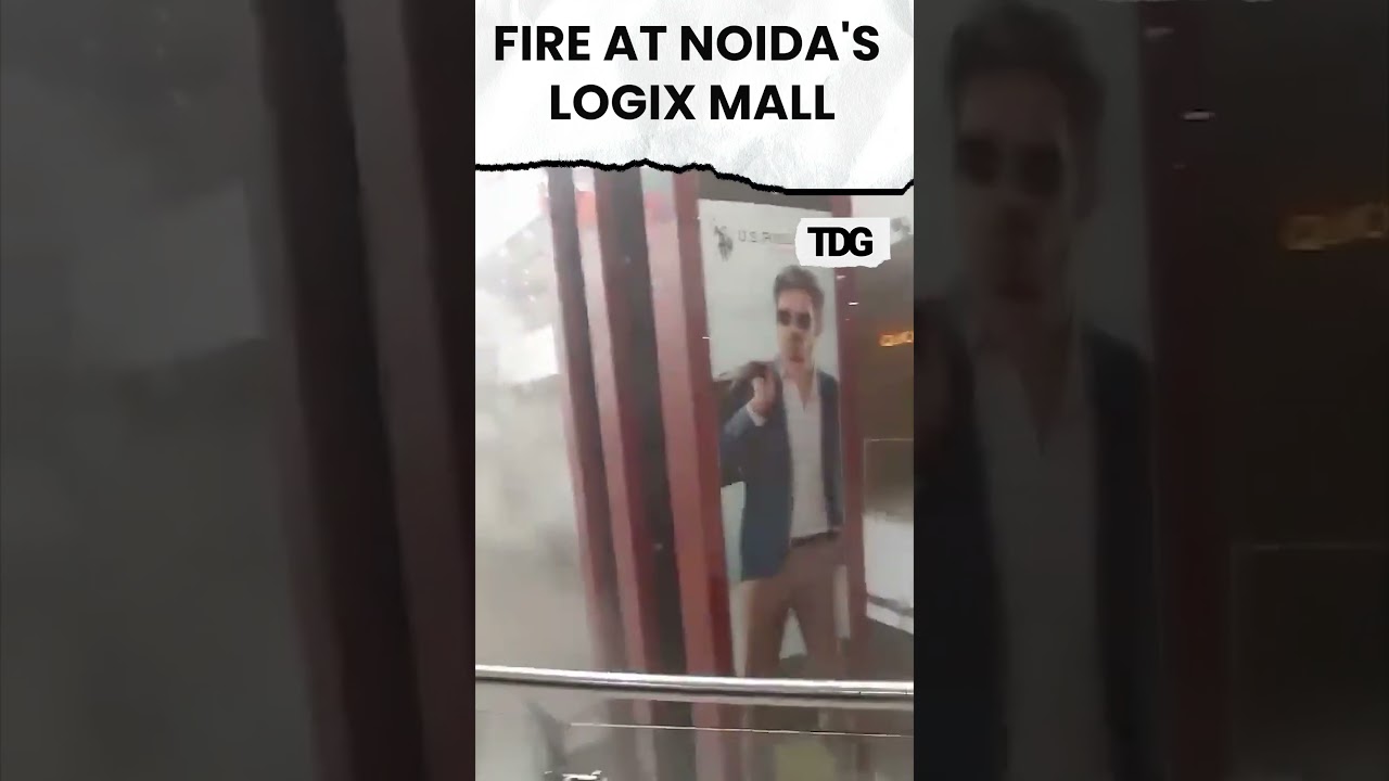 #watch | Fire Breaks Out At Noida's Logix Mall, Evacuation Underway #viral #shorts #logix