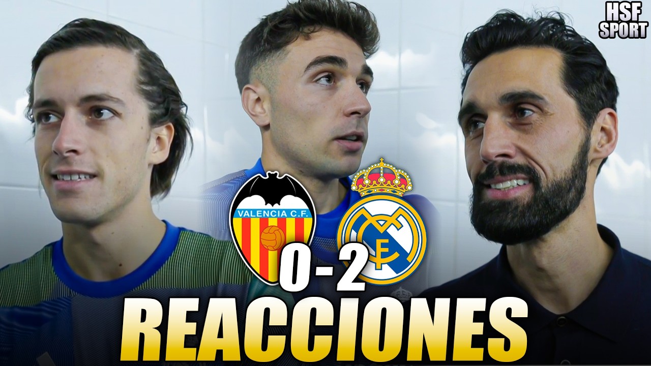 🔴 REACCIONES de CARRERAS, GIMENEZ y ARBELOA tras victoria de REAL MADRID 0-2 vs VALENCIA | HSF Sport