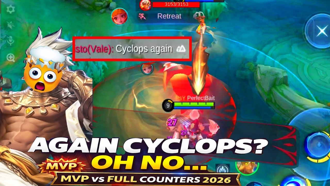 Again Cyclops? Oh No… | MVP vs Full Counters 2026