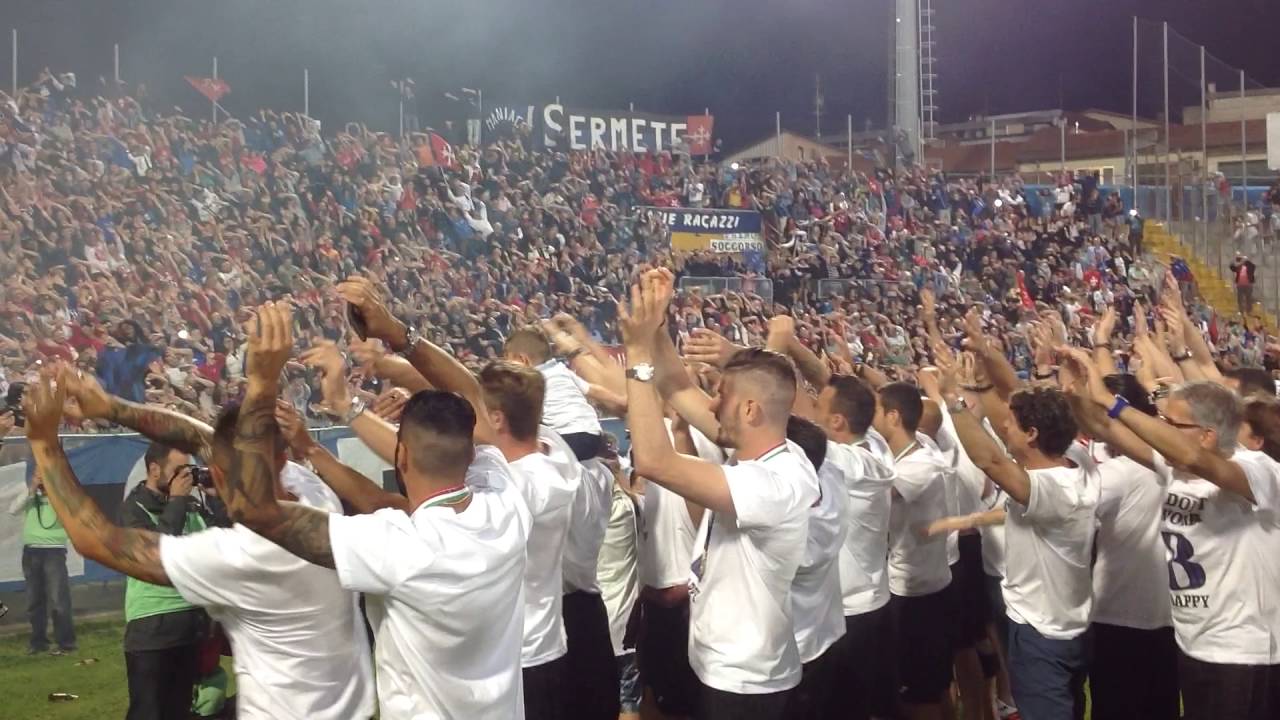 Festa Promozione Pisa 14.06.16 - Cori: questa curva è! - tutti avanti - chi non salta è un livornese