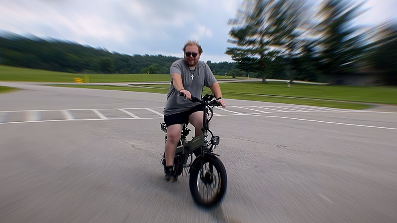 First ride on my new lectric XP4 E bike!