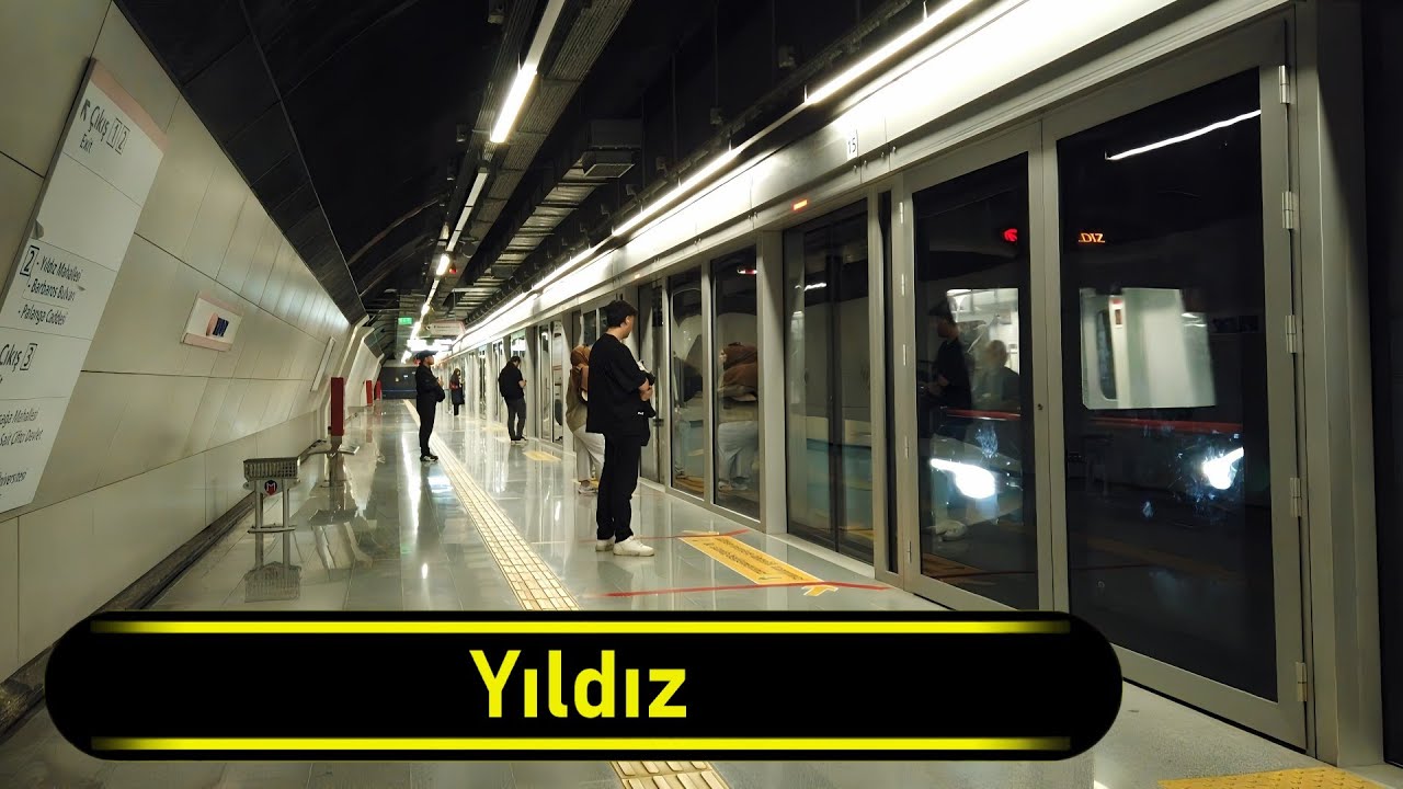 Metro Station Yıldız - Istanbul 🇹🇷 - Walkthrough 🚶