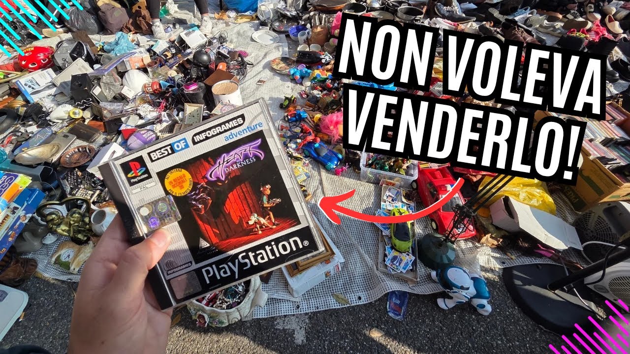 Assurdo ritrovamento al MERCATINO DELL'USATO | Retrogaming PlayStation