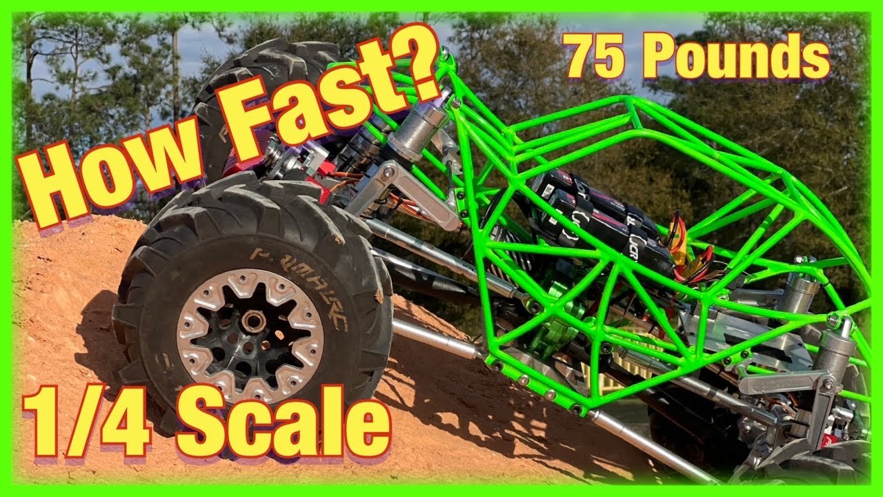 How Fast is a 75lb 1/4 Scale Rambouncer?