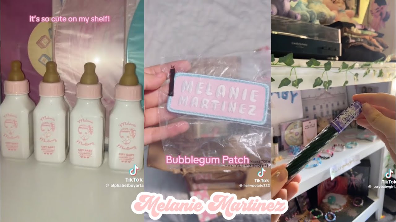 Melanie Martinez compilation merch unboxing edition 🍼🎀🍄