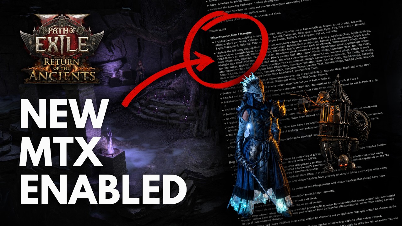 Все новые косметические предметы в Path of Exile 2 0.5 | 80+ МТХ, наборы брони и предметы