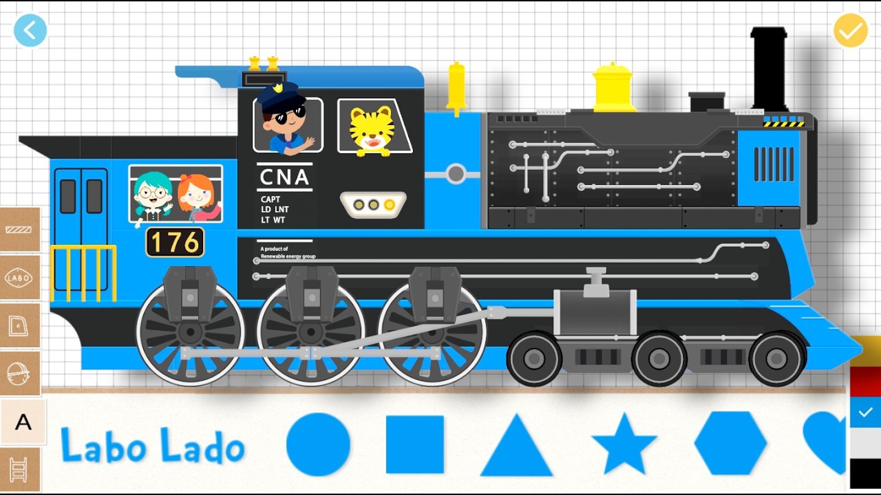 Labo Brick Train - รถไฟอิฐลาโบ คันที่ 90 - By One1