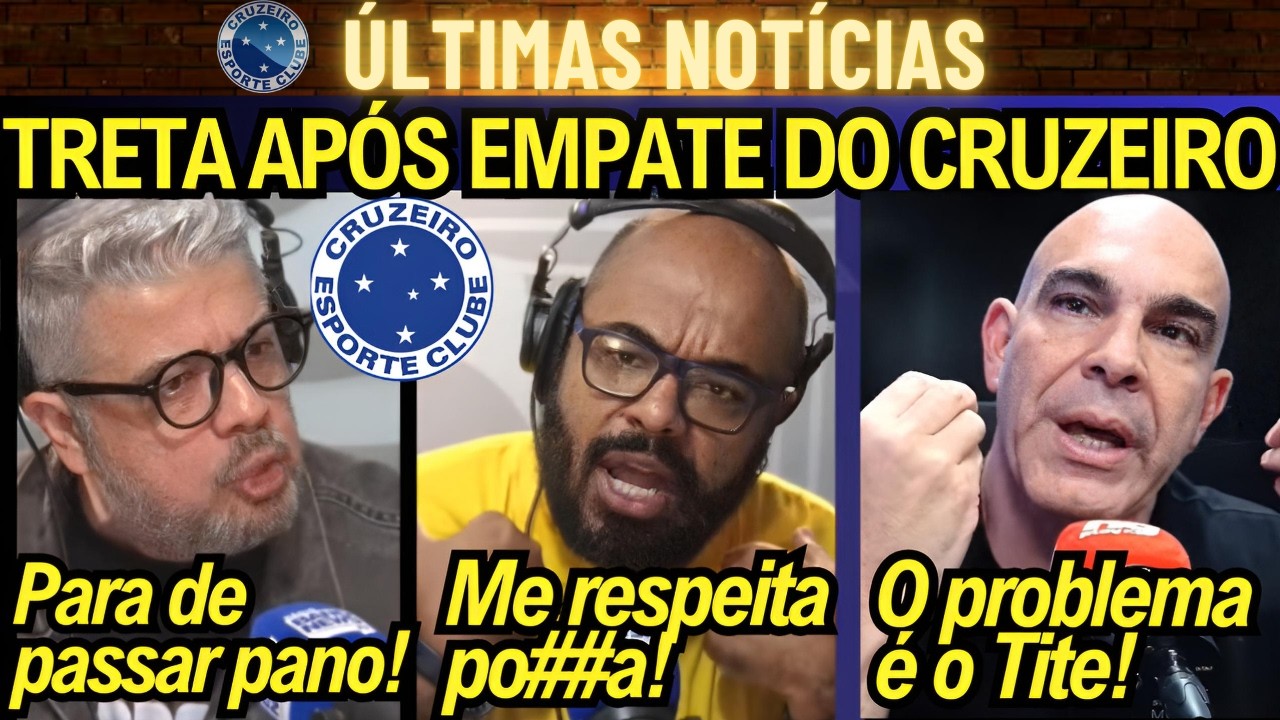 🦊VEXAME DO CRUZEIRO ABALOU A IMPRENSA! JORNALISTAS SE ESTRANHARAM ! DEBATE PEGOU FOGO!