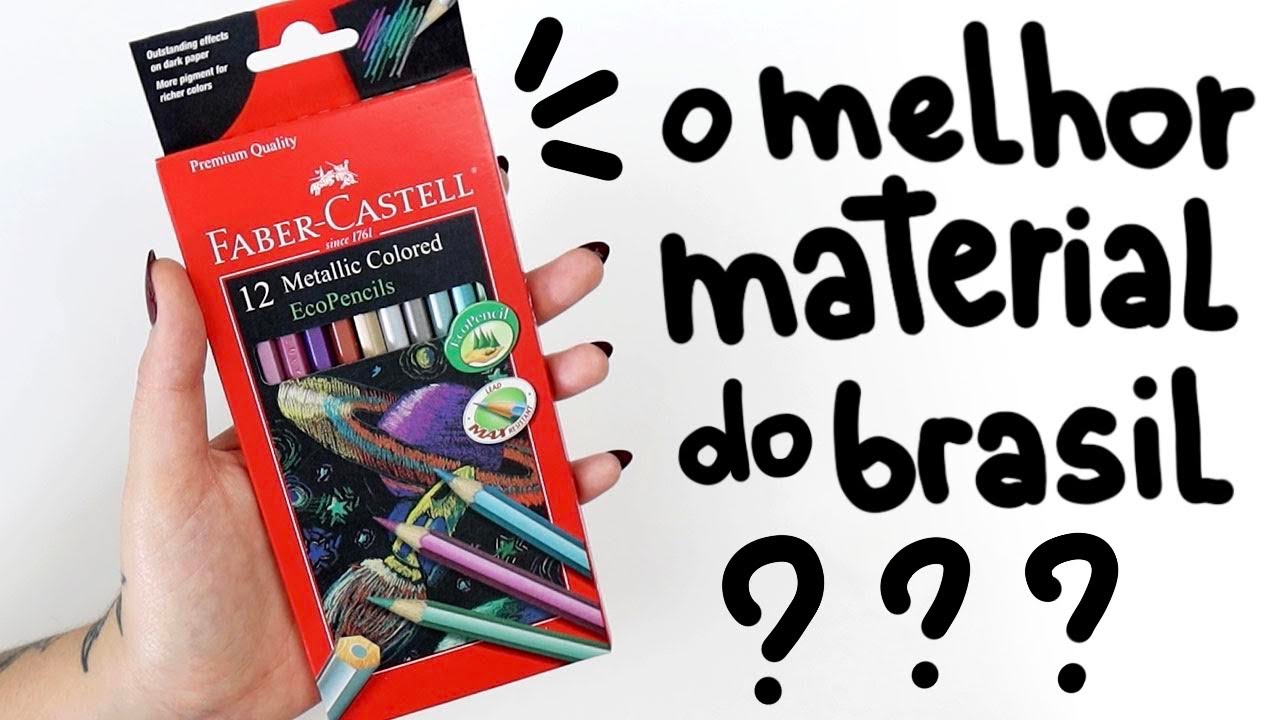 TESTANDO LÁPIS METÁLICO FABER CASTELL FEITO NO BRASIL - SERÁ QUE É BOM?