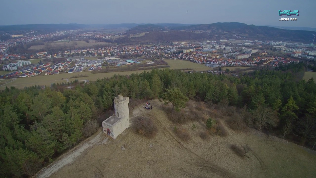 Rudolstadt und der Geschwister - Scholl - Turm / Bismarckturm
