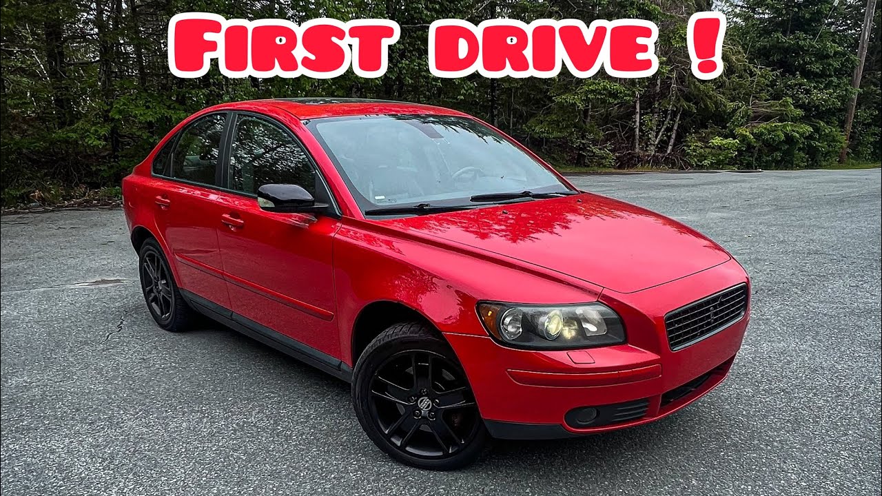FIRST DRIVE IN MY REBUILT VOLVO S40 T5 !