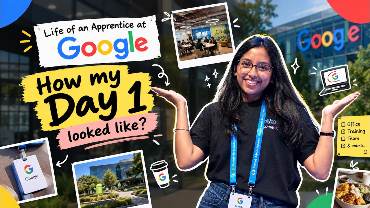 What REALLY Happens on Day 1 of a Google Apprenticeship? 👀