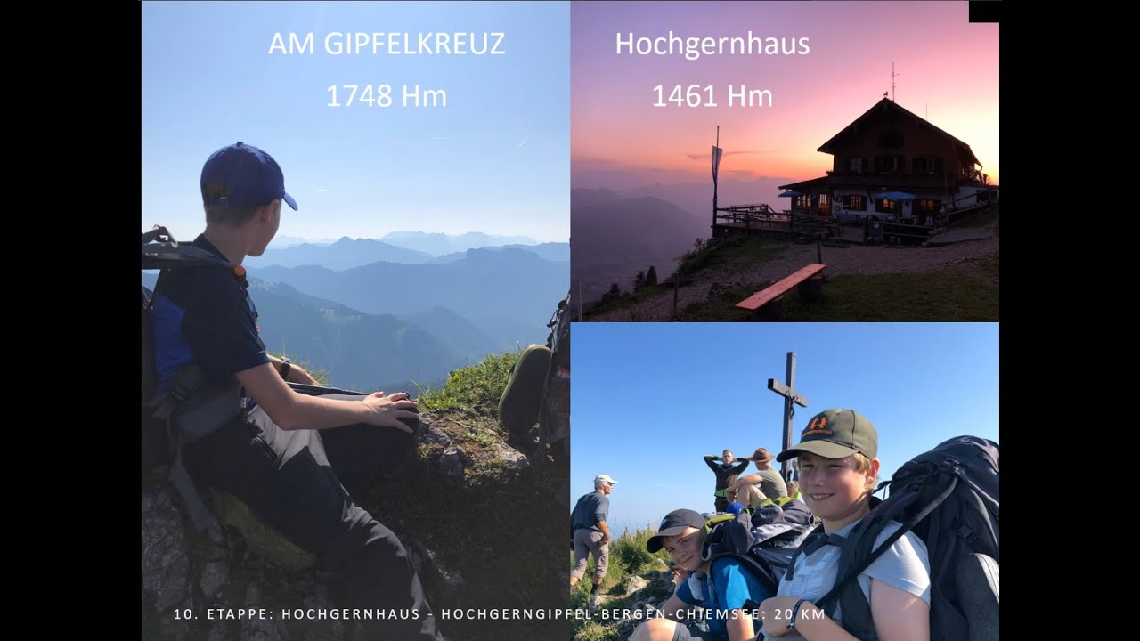 Neue IGS Göttingen - Projekt Herausforderung - Alpenwanderung vom Königssee zum Chiemsee