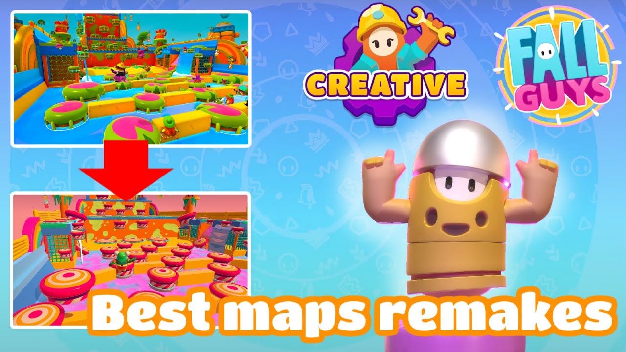 Best remakes of UNITY maps in Fall Guys!