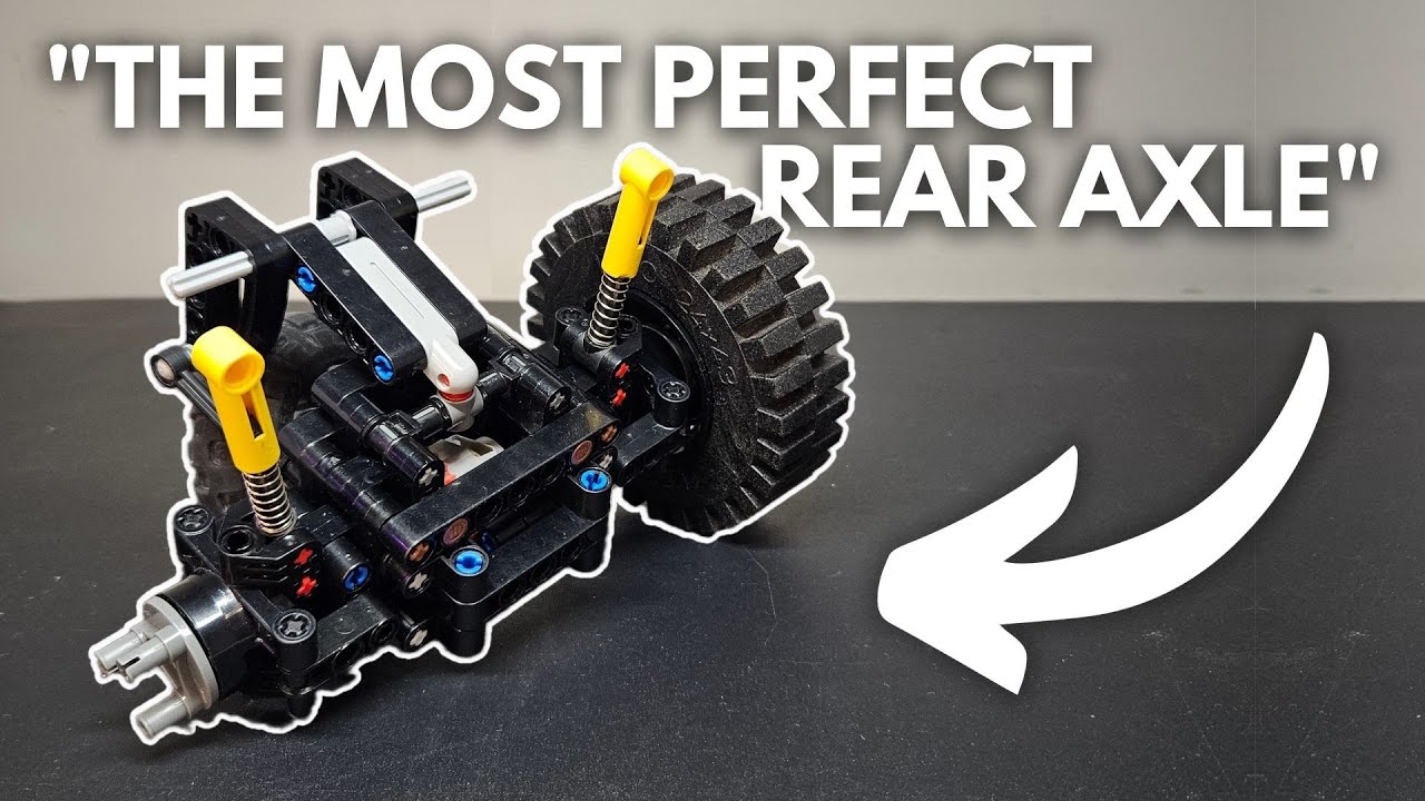 How to built the most perfect rear solid axle out of LEGO Technic!