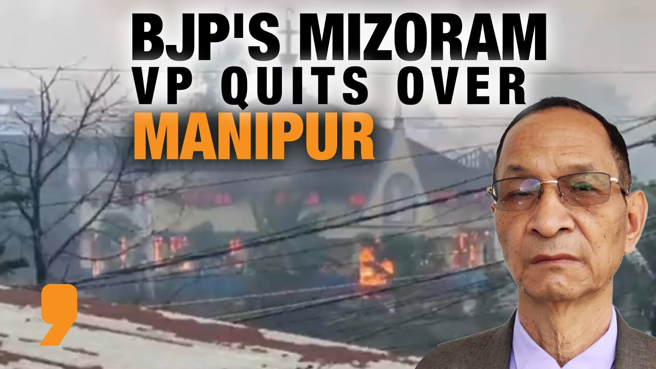 Mizoram BJP Vice-President Resigns Over Manipur Church Attacks | R Vanramchhuang | News9