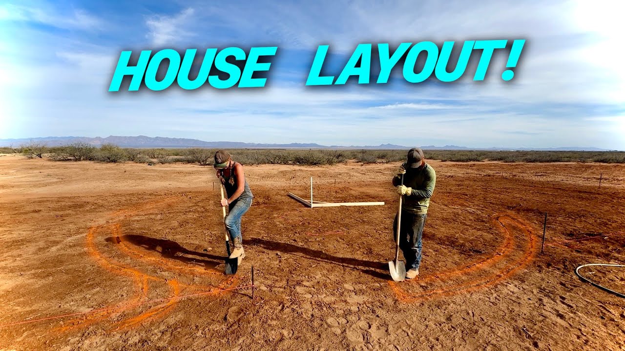 Laying Out Our Earth Bag Home | Building Our OffGrid Paradise Ep39