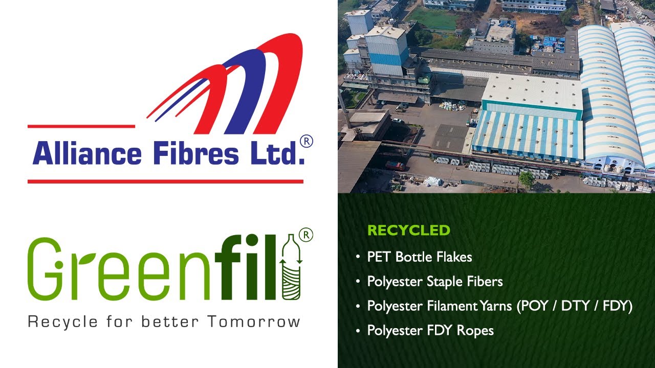 One of the India's Largest PET Bottles Recycling Plant | Recycle Plastic | Alliance Fibres Ltd.