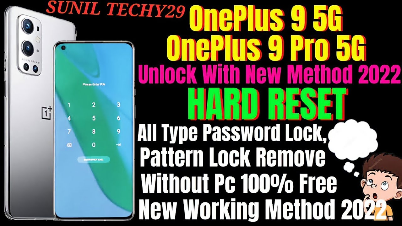 Oneplus 9 pro 5g 95g all onplus hard reset