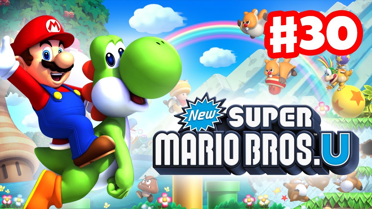 New Super Mario Bros. U - Walkthrough Part 30 - Meringue Clouds (World 7) (Wii U Gameplay)