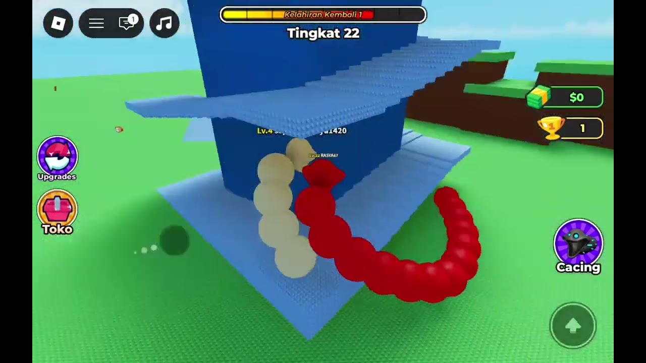 Berubah menjadi cacing😱#roblox #rblx #robloxvideo #amazingroblox 