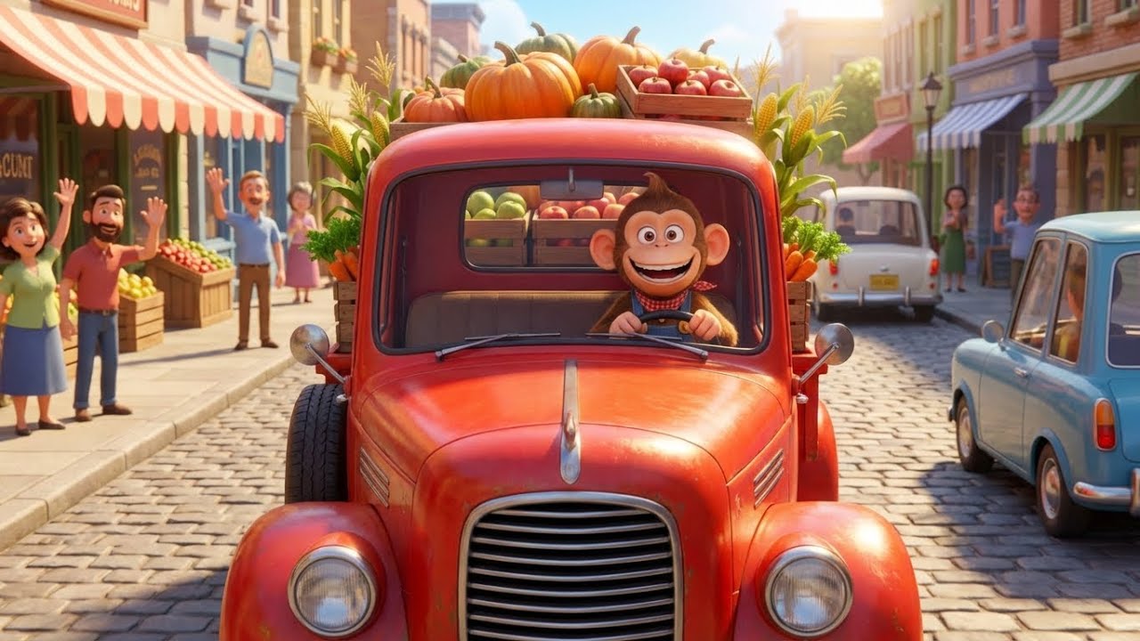 Monkey Farm Life - The Monkey's Happy Delivery Express