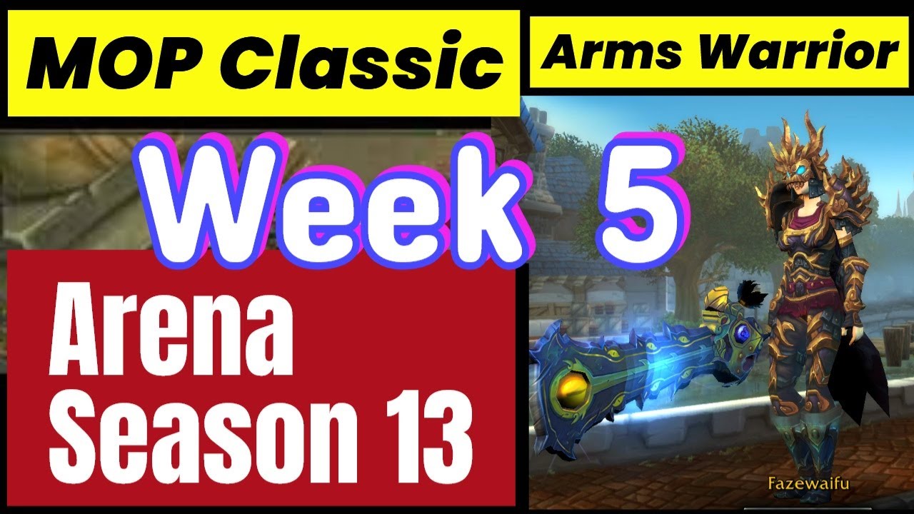 01-06-2026 Arms Warrior Arena MOP Classic Week 5