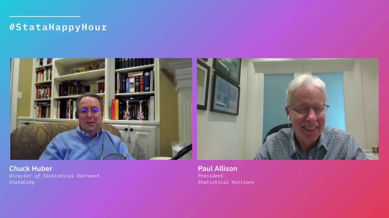Stata Happy Hour with Paul Allison