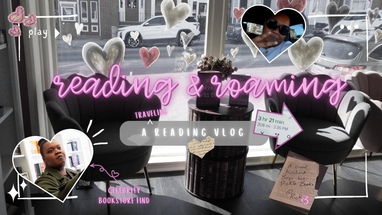 a week of reading with a 9-5 💼🏢 reading📕 & roaming 🚗📍