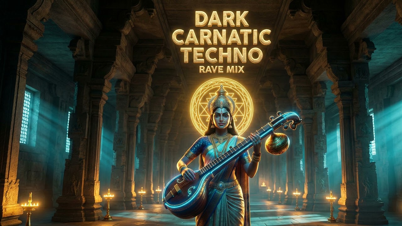 Carnatic Techno Fusion 005 – Sacred Frequency Pulse | 1 Hour Indian Melodic Techno Journey 4K 2026