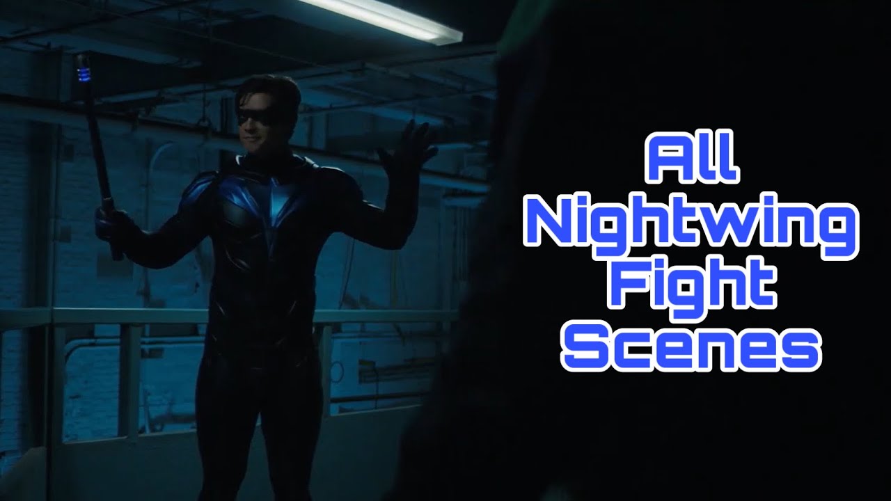 Nightwing Fight Scenes - DC's Titans
