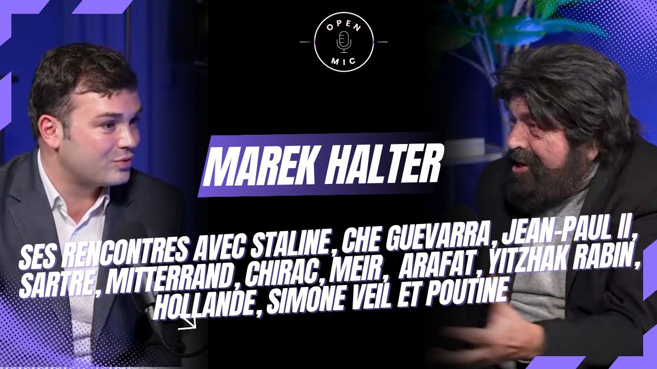 Marek Halter, le témoin d'un siècle : sa vie et ses rencontres extraordinaires.