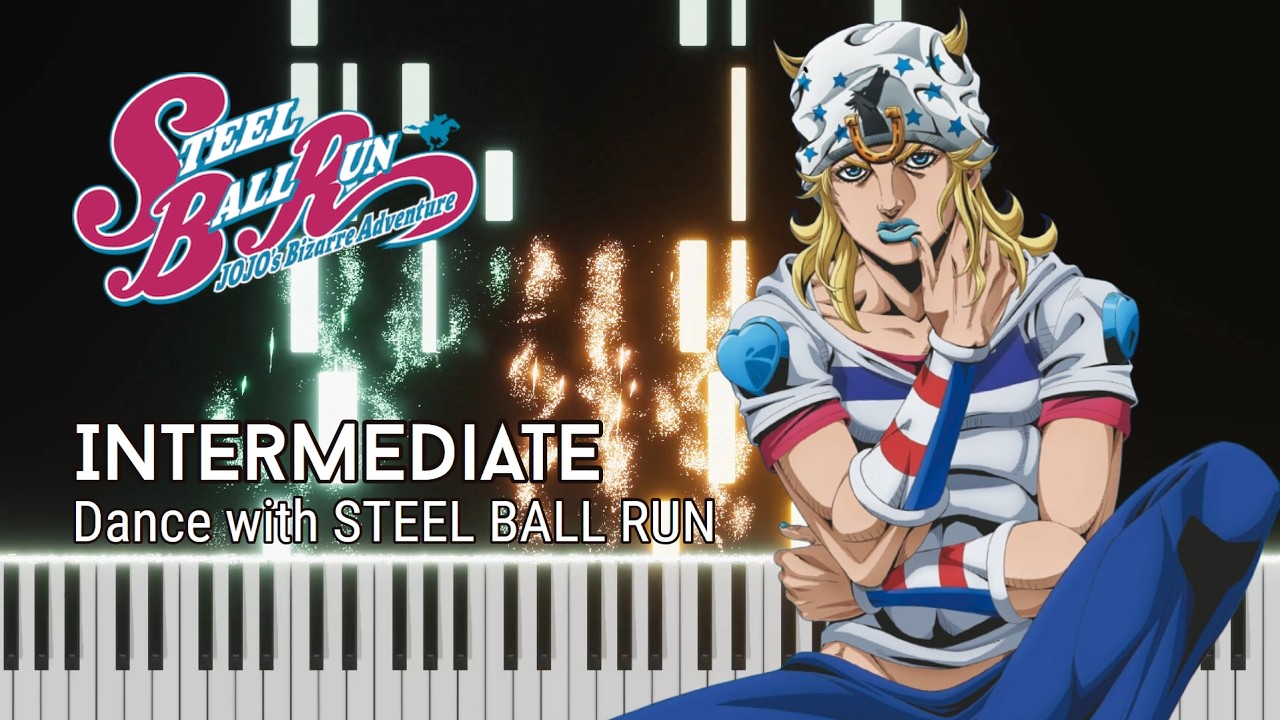 Dance with STEEL BALL RUN - Johnny Joestar's Theme Piano Intermediate Tutorial