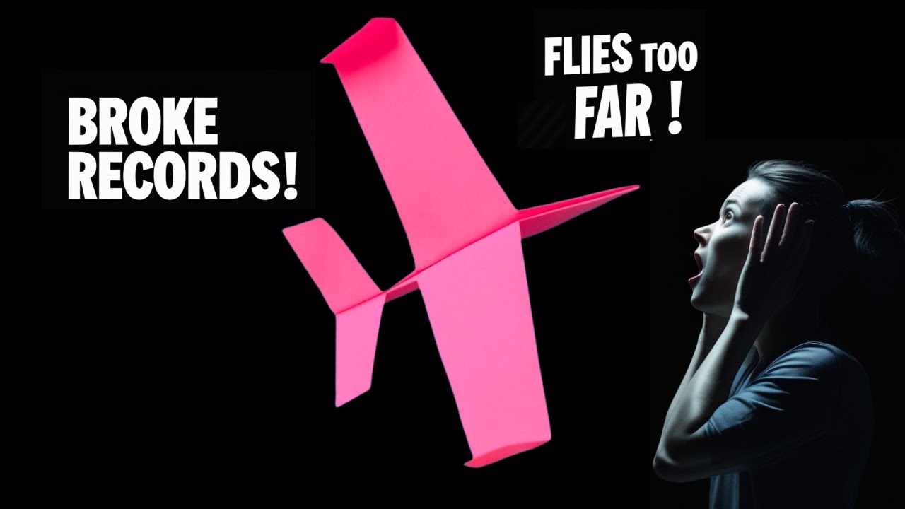 This Paper Airplane Glider Broke All Records ✈️ | Shakil Origami School
