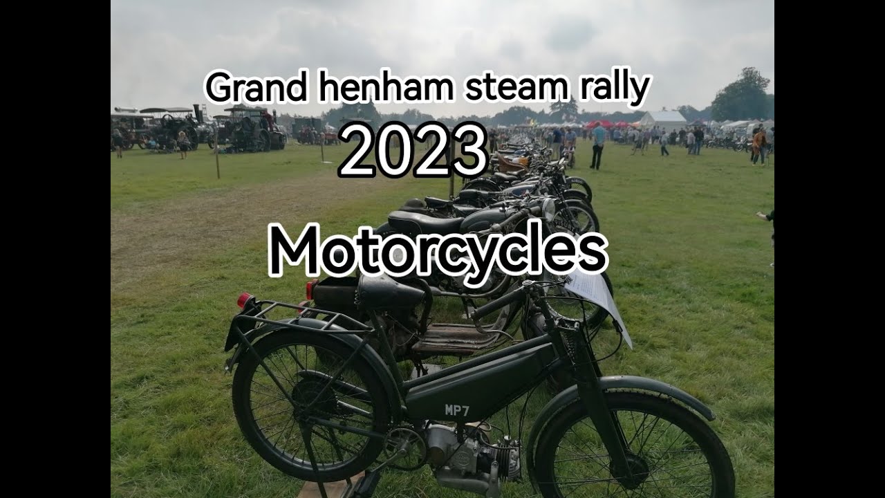 Motorcycles   at the Grand Henham Steam Rally
