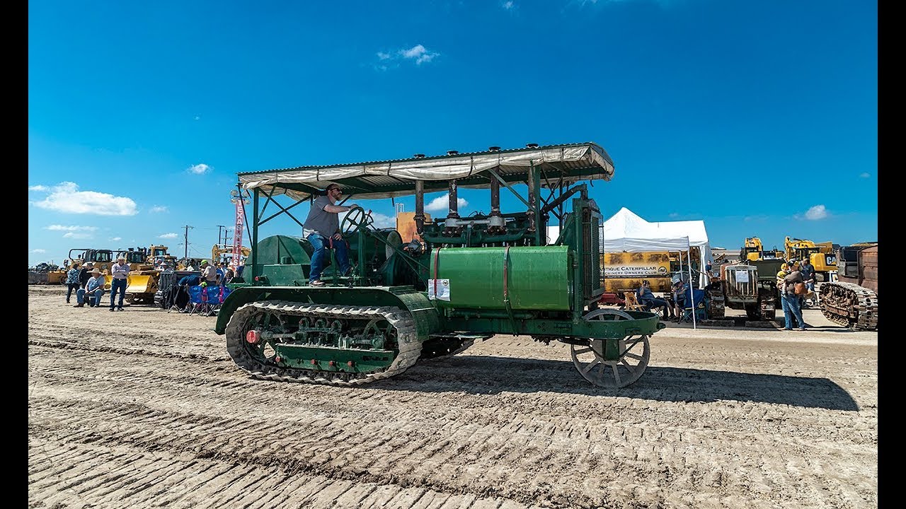 Caterpillar Archivist Operates Holt 120 Tractor For the First Time