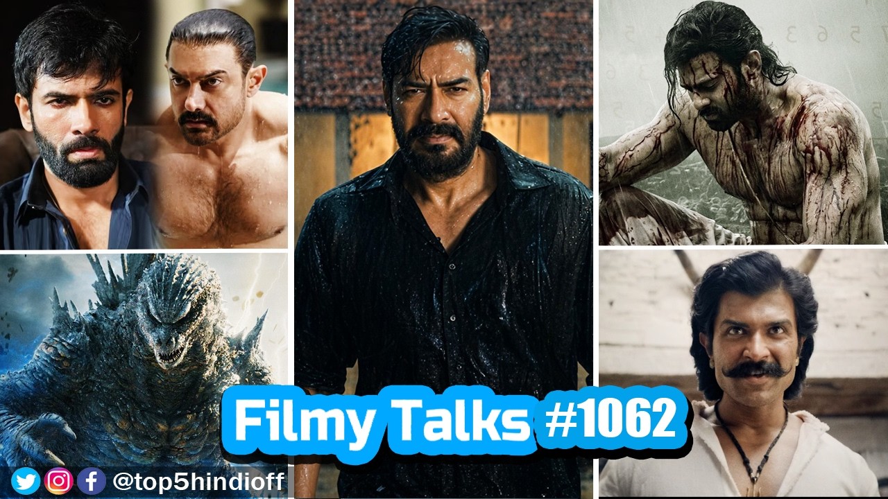 Filmy Talks #1062 - Drishyam 3 trailer🔥, Lalkaar😱, Fauzi❌, Ranabaali teaser🤫, Godzilla Minus Zero...