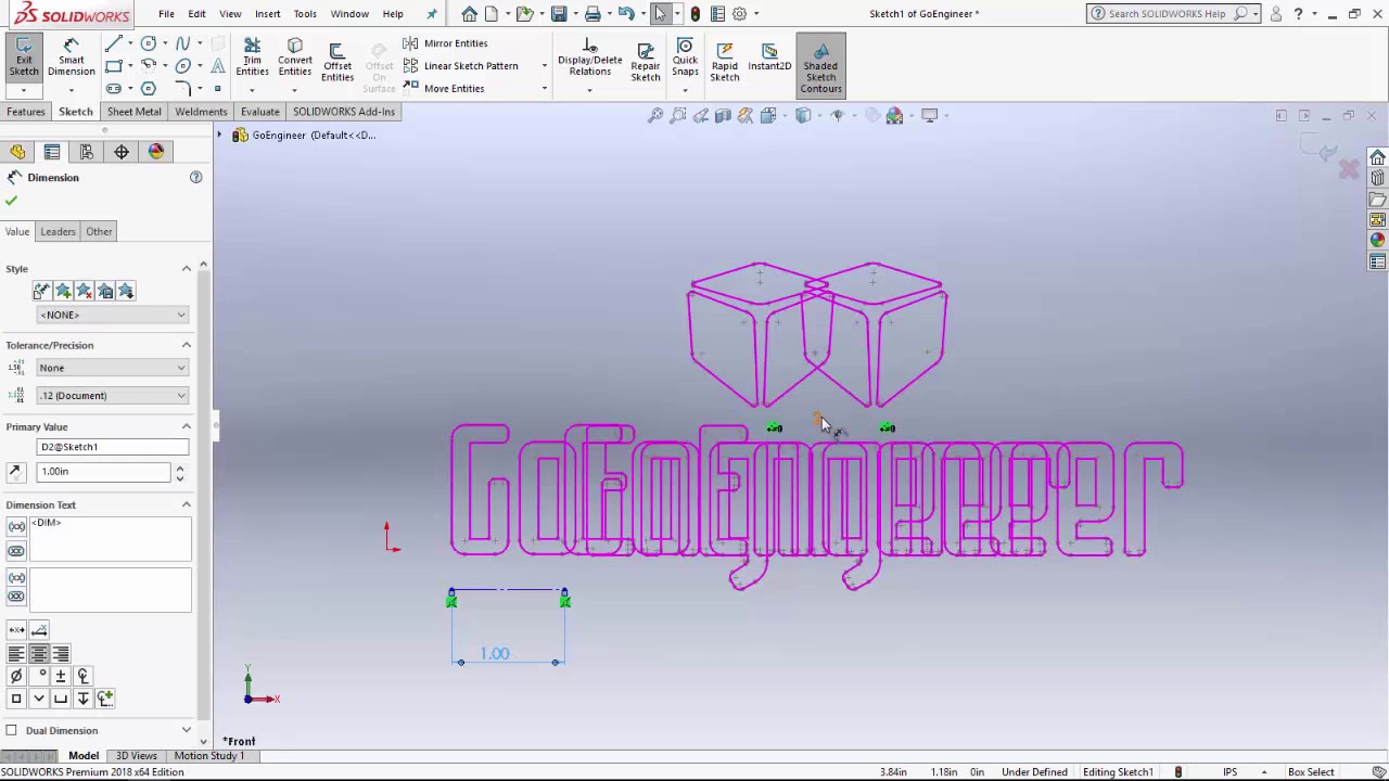 SOLIDWORKS - Link Global Variables To Sketch Patterns