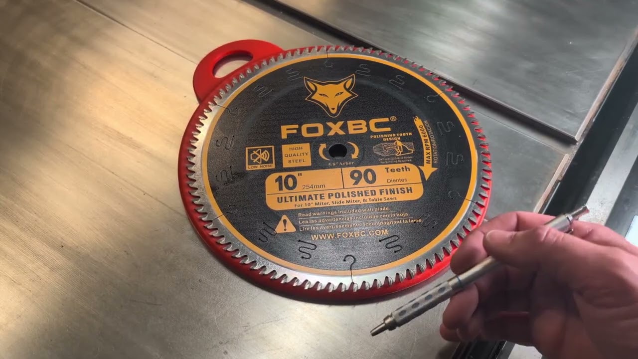 Know BEFORE You Buy | FOXBC 10 Inch 90-Teeth Ultimate Polished Finish Saw Blade | Review