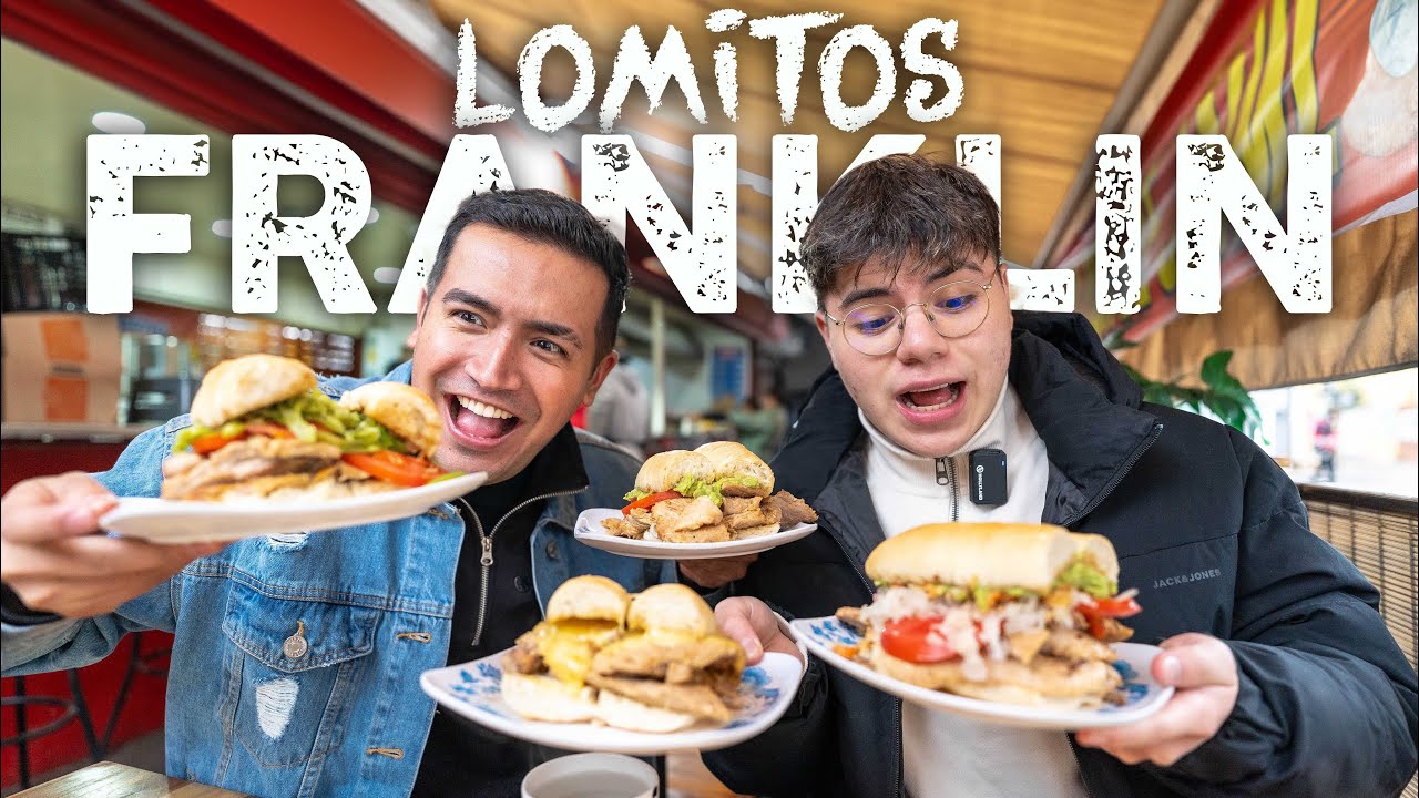 PROBANDO LOS LOMITOS MAS GRANDES, RICOS Y JUGOSOS DE BARRIO FRANKLIN