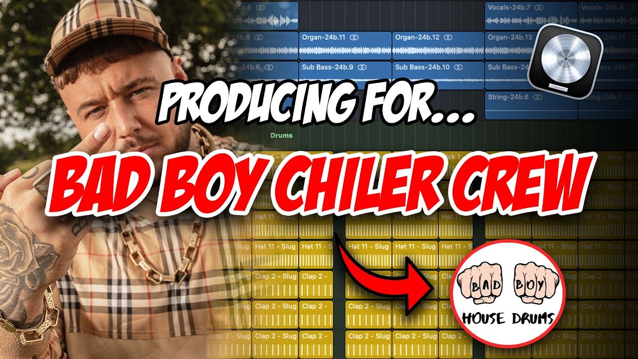 HOW TO MAKE A ORGAN BASSLINE BEAT FOR BAD BOY CHILLER CREW (House Tutorial - Logic Pro X)