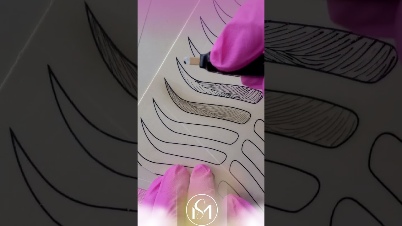 Tutorial de microblading ceja completa en Español.
